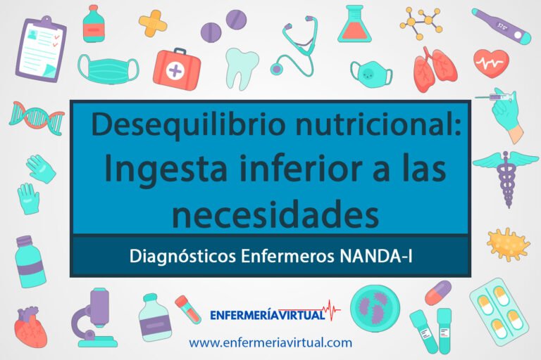 Desequilibrio nutricional ingesta inferior a las necesidades